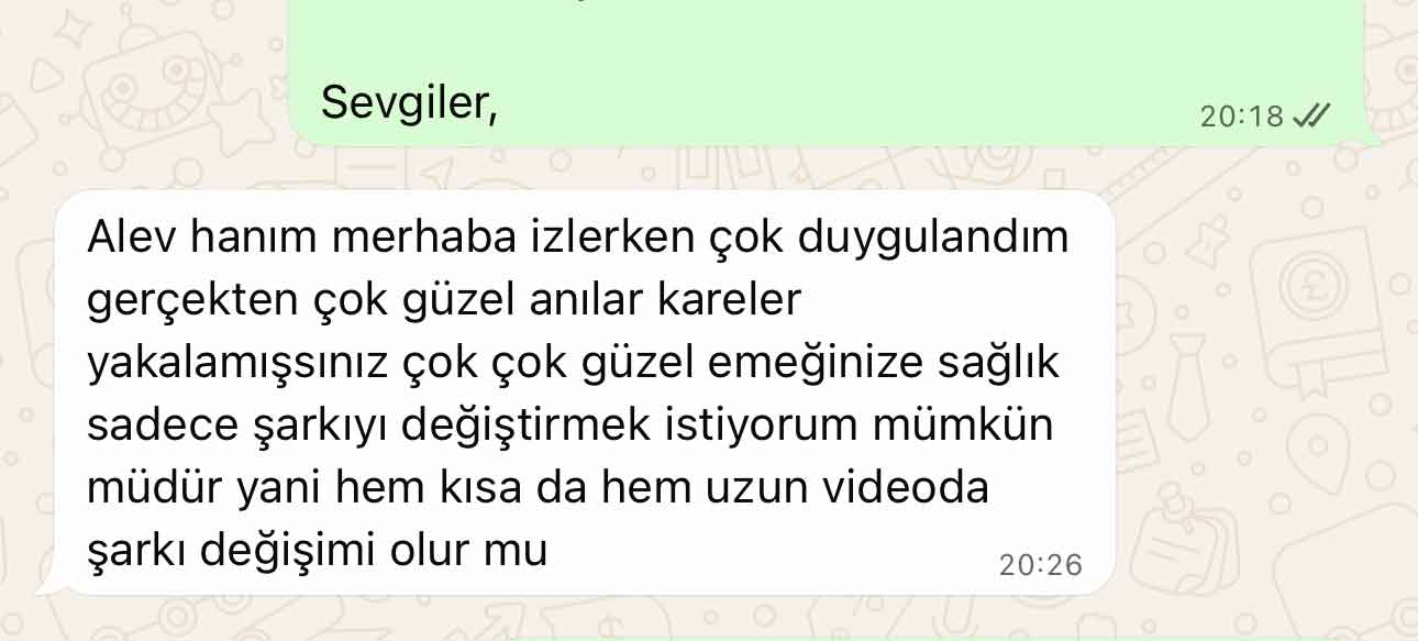 WhatsApp yorumu